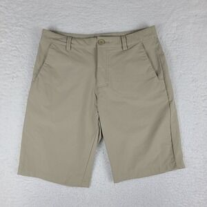 Oakley Shorts Mens 30 Beige Regular Fit 10" Inseam Casual Chino Performance Golf